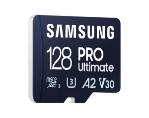 Card de memorie Samsung PRO Ultimate, microSDXC, UHS-I, 128GB, Adaptor, cititor USB