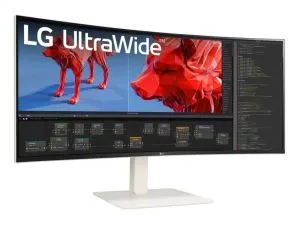 Monitor LG 38WR85QC-W, 37,5 inchi UltraWide AG, panou IPS curbat 21:9, 1 ms (GtG), 1000:1, 450 cd/m2, WQHD+ (3840x1600), HDR600, DCI-P3 98%, NVIDIAnc, AMD Free G-SYNC, 144Hz, USB Type-C, RJ45, Difuzoare 7Wx2, HDMI, DisplayPort, KVM, PBP, PIP, Tilt, Negru