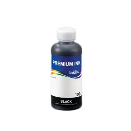 Canon CLI-221Bk/821BK/521Bk için INKTEC mürekkep şişesi, 100 ml, Siyah