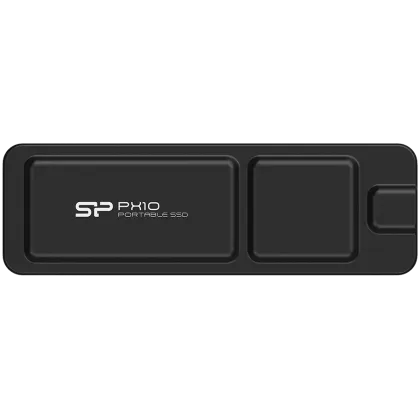 Silicon Power PX10 512GB Portable SSD USB 3.2 Gen2, R/W: up to 1050MB/s; 1050MB/s, Black, EAN: 4713436156338