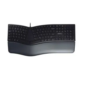 Tastatură curbată cu fir CHERRY KC 4500 ERGO, neagră