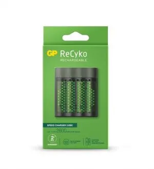 Charger M451-270AAHCE-EB4+4 AA NiMH 2700mAh FAST GP