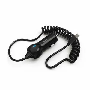HAMA araç şarj cihazı, 10-24V, Mikro USB, 1,2 A, Siyah