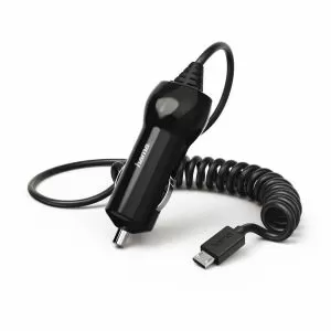 HAMA araç şarj cihazı, 10-24V, Mikro USB, 1,2 A, Siyah