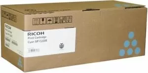 Toner kartuşu Ricoh SPC220E, 2300 kopya C240DN, Camgöbeği