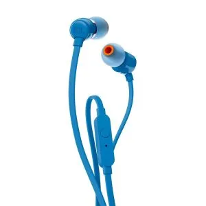Kulaklık JBL T110, Kulak İçi, Mavi
