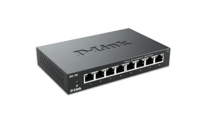 Anahtar D-Link DES-108/E, 8 port 10/100, metal kasa