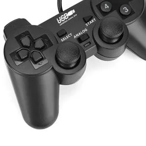 Kablolu gamepad ESTILLO 703 Çift Titreşim, USB, Siyah