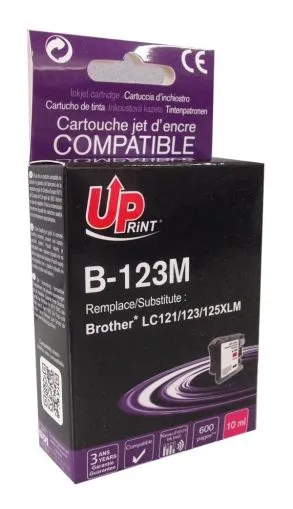 Inkwell UPRINT LC121/123/127 BROTHER, Macenta