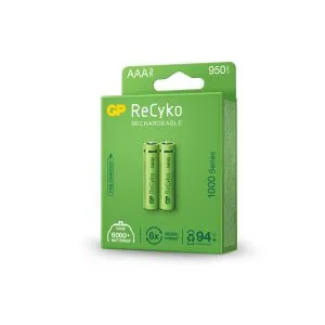 Acumulator Baterie GP R03 AAA 1000mAh NiMH 100AAAHCE-EB2 2 buc. în ambalaj GP