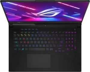 Laptop Asus ROG Strix SCAR 17 G733PYV-LL046W, AMD Ryzen 9 7945HX3D, 17.3" WQHD (2560 x 1440) 16:9, 240Hz, 32GB DDR5 4800MHz (2x16GB), 1TB + 1TB PCIe 4.0 (RAID 0), RTX 4090, 16GB DDR6, WiFi 6, RGB Per-Key Kbd, Win 11, Off Black