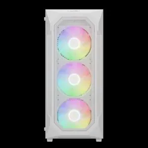 Gamdias кутия Case ATX - AURA GC1 Elite White - Mesh, RGB, Tempered Glass