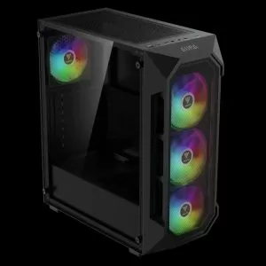 Gamdias box Case ATX - AURA GC1 Elite - Mesh, RGB, Sticla securizata