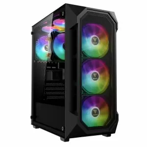 Gamdias box Case ATX - AURA GC1 Elite - Mesh, RGB, Sticla securizata