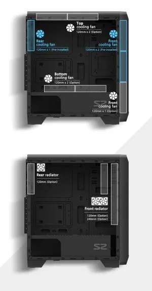 Zalman кутия за компютър Case ATX - ZM-S2