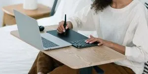 Tabletă grafică HUION Inspiroy Keydial KD200, USB-C, Bluetooth, Gri metal