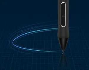 Tabletă grafică HUION Inspiroy Keydial KD200, USB-C, Bluetooth, Gri metal