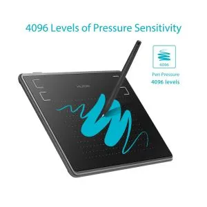 Grafik tablet HUION Inspiroy H430P, USB, Siyah