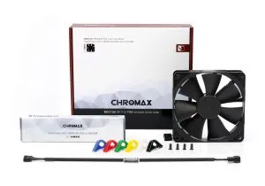 Ventilator Noctua 120mm NF-F12 PWM Chromax.black.swap