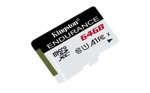 Card de memorie Kingston Endurance microSDXC 64GB, clasa 10 UHS-I U1 A1