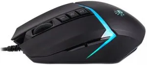 Mouse optic gaming A4 Bloody W60 Max Stone, cu fir, USB, RGB, 10000 cpi, 8 butoane, negru