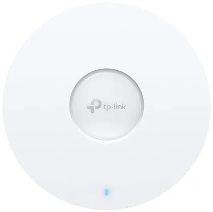TP-Link EAP610 AX1800 Wireless Dual Band Ceiling Mount Access Point, 574Mbps (2.4 GHz) + 1201 Mbps (5 GHz), 1 x G RJ45 port, 802.3at POE and 12V DC, 4×Internal Antennas, MU-MIMO, Seamless Roaming, Band Steering, Beamforming, Load Balance, OmadaAPP