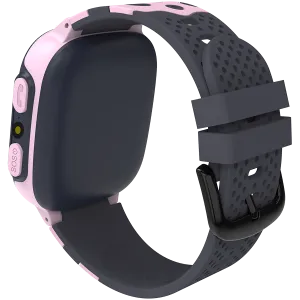 CANYON Sandy KW-34, Kids smartwatch, 1.44 inch colorful screen, GPS function, Nano SIM card, 32+32MB, GSM(850/900/1800/1900MHz), 400mAh battery, compatibility with iOS and android, Pink, host: 52.9*40.3*14.8mm, strap: 230*20mm, 42g