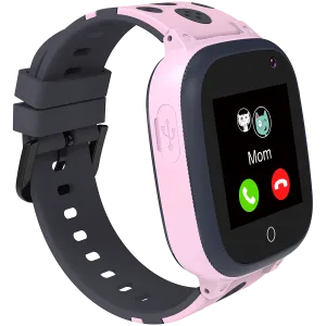 CANYON Sandy KW-34, Kids smartwatch, 1.44 inch colorful screen, GPS function, Nano SIM card, 32+32MB, GSM(850/900/1800/1900MHz), 400mAh battery, compatibility with iOS and android, Pink, host: 52.9*40.3*14.8mm, strap: 230*20mm, 42g