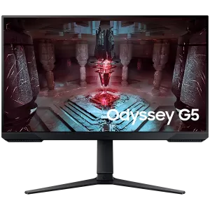 Monitor LED Samsung LS32CG510EUXEN Odyssey G51C, 32" WQHD FLAT 16:9 (2560x1440) VA 165Hz, 300 cd/㎡, 3000:1, HDR10, 1 ms (MPRT), 178/178 DP, FS, HDR10, 178/1781, FS Premium5 mufă, înclinare/pivotare/rotire/reglare înălțime (120 mm), VESA 100x100,2Y