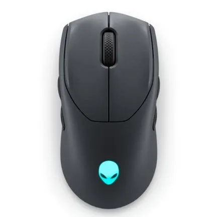 Mouse Dell Alienware Tri-Mode Wireless Gaming Mouse AW720M (partea întunecată a lunii)