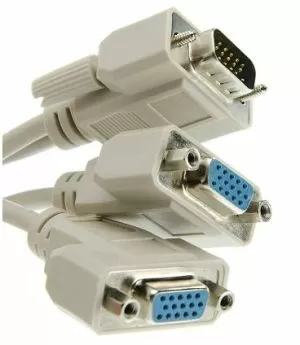VCom VGA splitter HD15 M - 2xHD15 F - CG021-0.2m