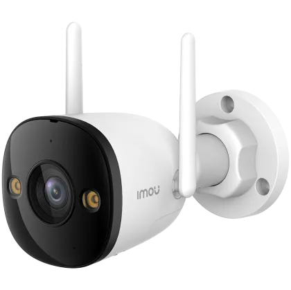 Imou Bullet 3, Smart full color night vision Wi-Fi IP camera, 5MP, 1/3" progressive CMOS, H.265/H.264, 30fps@1620, 2.8mm lens, FOV 94°, IR up to 30m, 8x digital zoom, 1x RJ45, micro SD up to 256GB, Built-in Mic & Speaker, 110dB Siren and spotlight