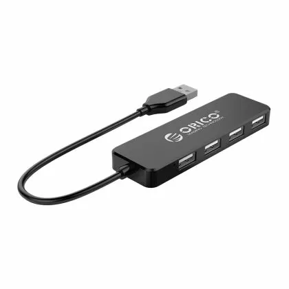 Orico hub USB2.0 HUB 4 bağlantı noktası Siyah - FL01-BK