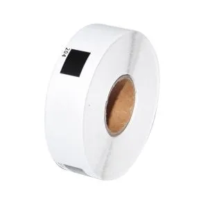 Makki Brother DK-11204 ROLL ONLY - Multi Purpose Labels, 17mmx54mm, 400 labels per roll, Black on White - MK-DK-11204-RO