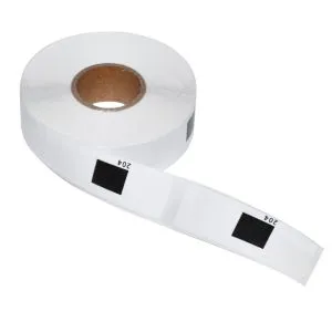 Makki Brother DK-11204 ROLL ONLY - Multi Purpose Labels, 17mmx54mm, 400 labels per roll, Black on White - MK-DK-11204-RO