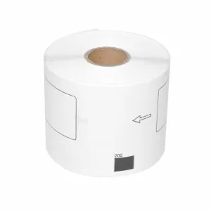 Etichete compatibile Makki Brother DK-11202 DOAR ROLA - Etichete de expediere, 62mmx100mm, 300 de etichete per rolă, Negru pe Alb - MK-DK-11202-RO
