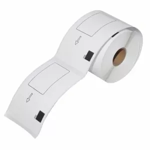 Etichete compatibile Makki Brother DK-11202 DOAR ROLA - Etichete de expediere, 62mmx100mm, 300 de etichete per rolă, Negru pe Alb - MK-DK-11202-RO