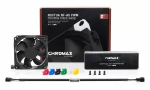 Noctua Fan 80mm NF-A8 PWM chromax.black.swap
