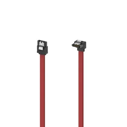 Cablu de interfață SATA III HAMA 200740, Conector sub 90°. 0,60 m