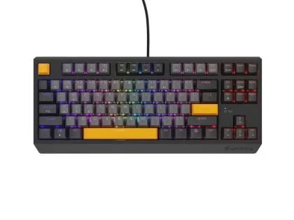 Keyboard Genesis Gaming Keyboard Thor 230 TKL Anchor Gray Negative US RGB Mechanical Outemu Red