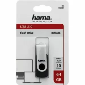 USB Flash Drive "Rotate", 64 GB, HAMA-104302
