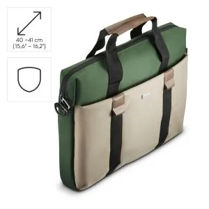 Geanta pentru laptop Hama "Silvan", 40 - 41 cm (15,6"-16,2"), verde