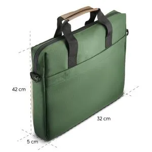 Geanta pentru laptop Hama "Silvan", 40 - 41 cm (15,6"-16,2"), verde