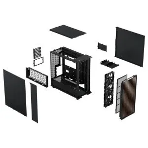 FD NORTH XL NEGRU CARBUNE