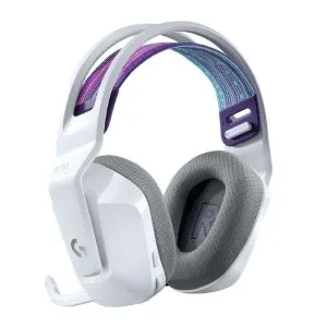 Căști de gaming Logitech G733 Lightspeed Wireless RGB, Microfon, Alb