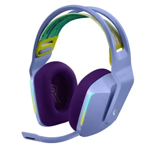 Căști pentru gaming Logitech G733 Lilac Lightspeed Wireless RGB, Microfon, Violet