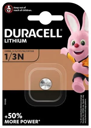 Lithium battery CR-1/3N  3V  за глюкомери и фото DURACELL DL1/3N
