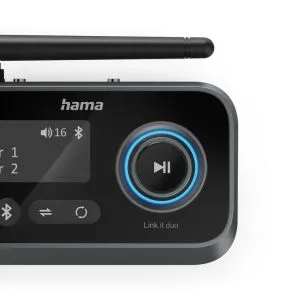 Adaptor bluetooth Hama „Link.it duo” transmițător și receptor