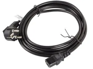Cablu Lanberg CEE 7/7 -> IEC 320 C13 cablu de alimentare 3m VDE, negru