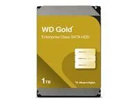 WD Gold 1TB HDD 7200rpm 6Gb/s serial ATA sATA 128MB cache 3.5inch intern RoHS compliant Enterprise Bulk